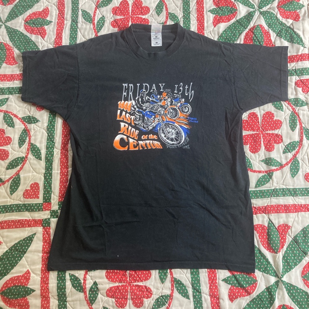 90’s Friday the 13th motorcycle tshirt